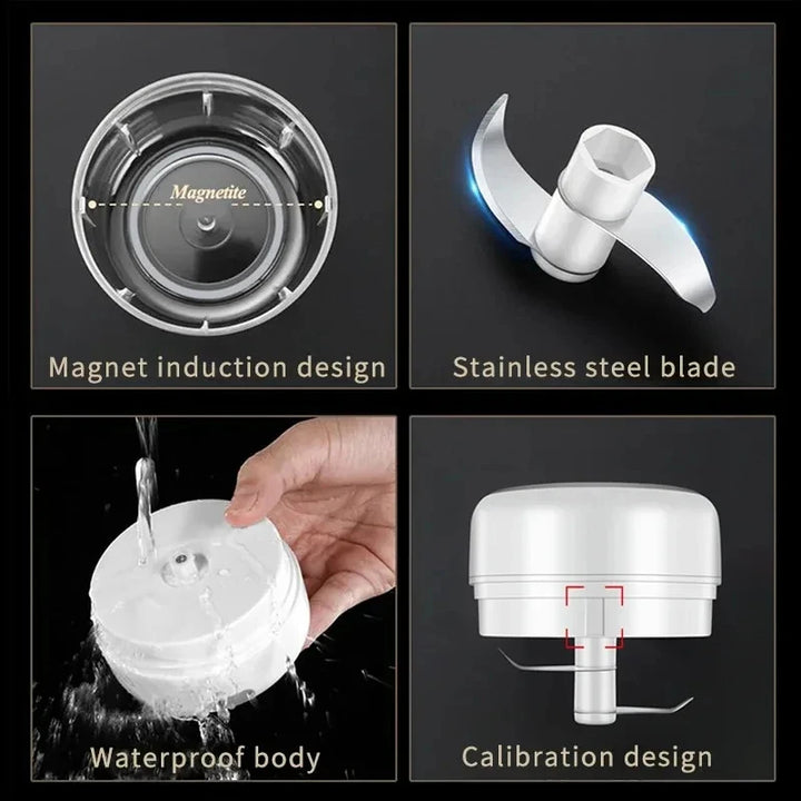 Compact Food Chopper with USB Charge