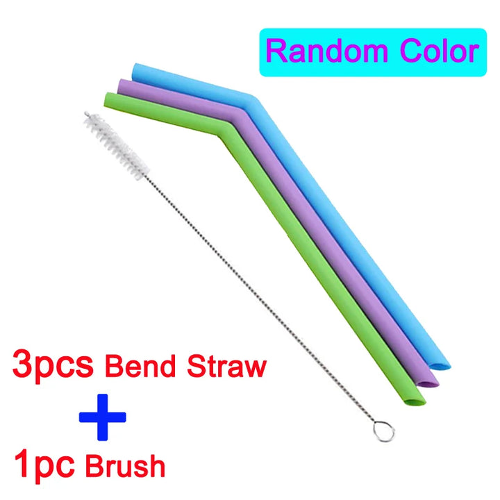Eco Silicone Straws – Reusable, Flexible & Safe