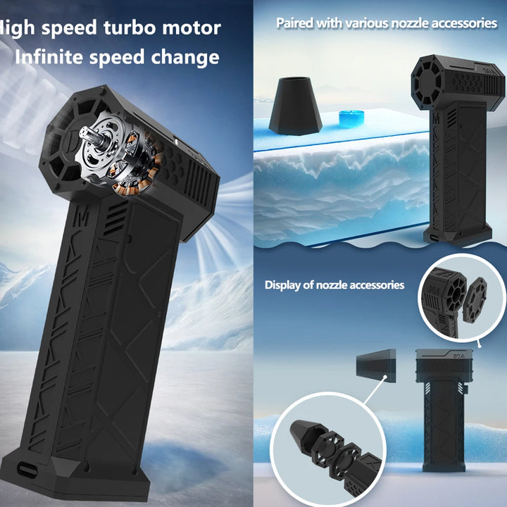 High-Speed Turbo Air Blower – 130,000 RPM