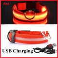 LED Dog Collar - USB Rechargeable | Anti-Lost, Waterproof, Night Safety