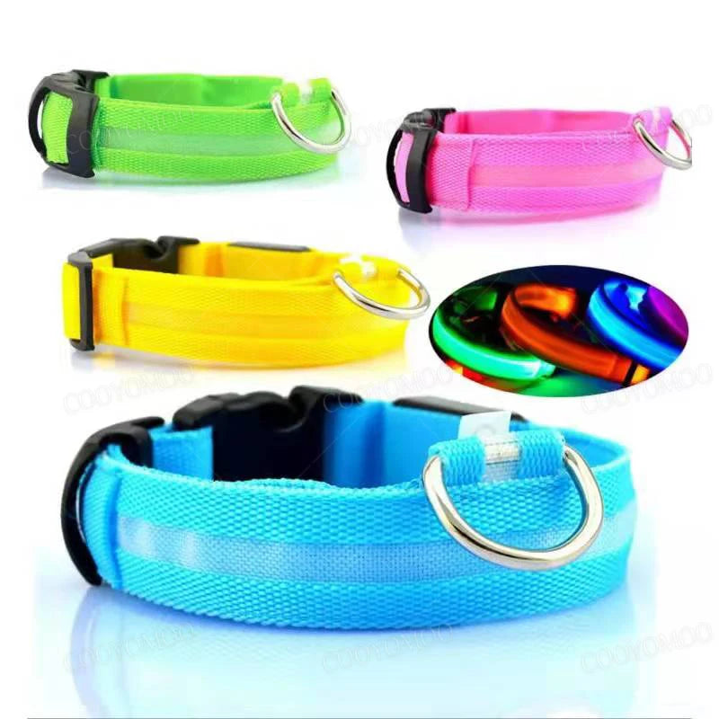LED Dog Collar - USB Rechargeable | Anti-Lost, Waterproof, Night Safety