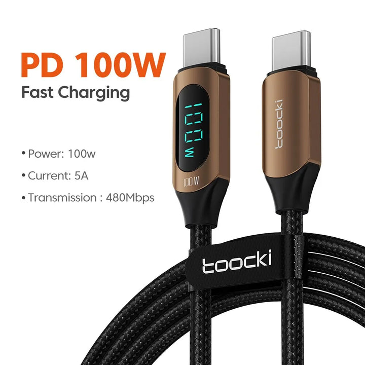 Toocki 100W USB-C Cable