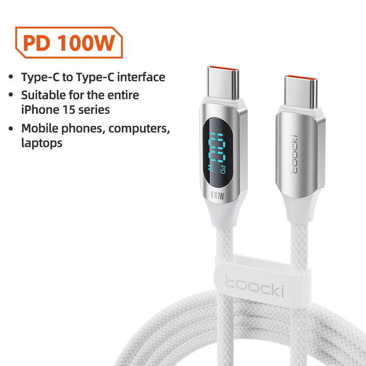 Toocki 100W USB-C Cable