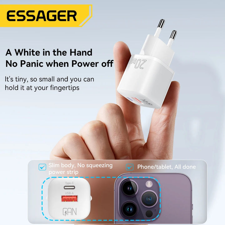 Essager 20W GaN Charger