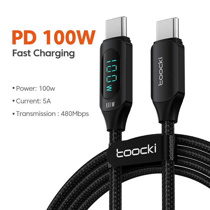 Toocki 100W USB-C Cable