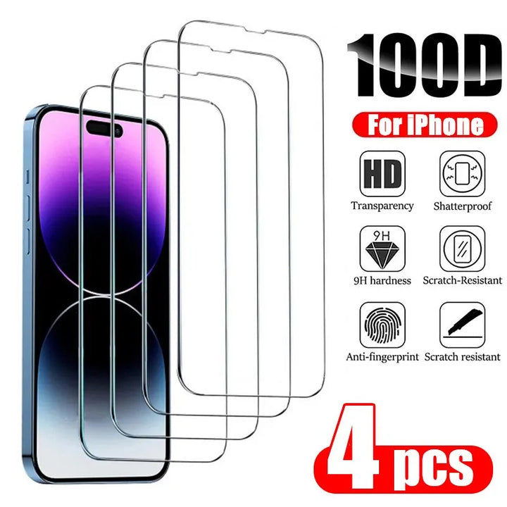 iPhone Tempered Glass Set