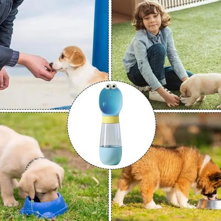 Portable Dog Bottle – Water & Food in One