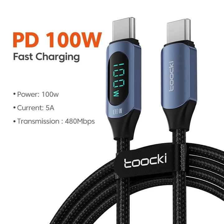 Toocki 100W USB-C Cable
