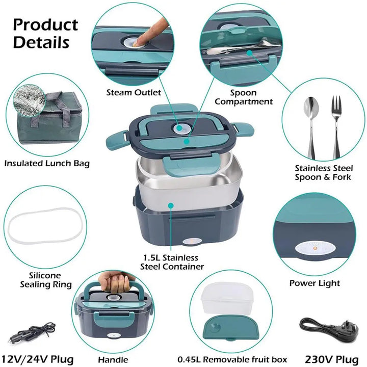 Portable Heated Lunchbox