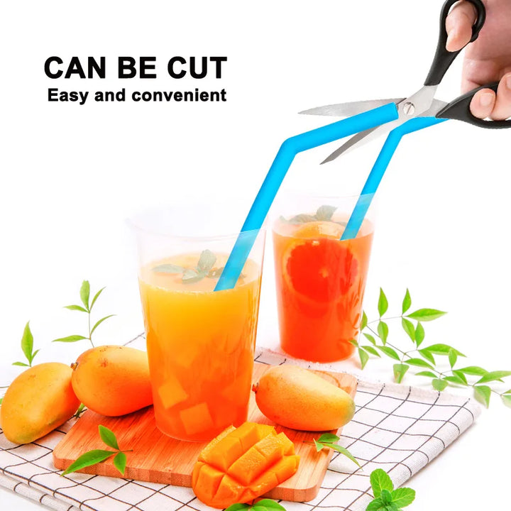 Eco Silicone Straws – Reusable, Flexible & Safe