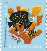 Coral Reefs Postcard Rate Stamps(5 Sheets 100 Stamps)